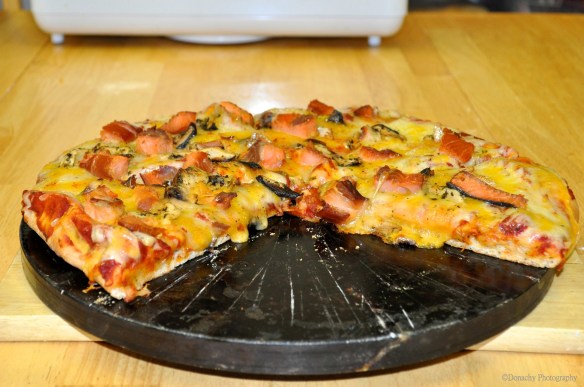 smoked salmon pizza n