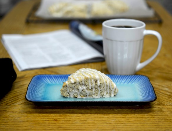 Galangal, Pecan, Orange Scones