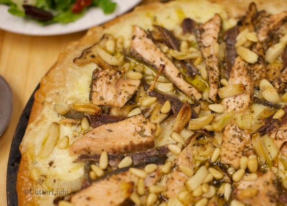 Smoked Anchovy & Sage-Seared Salmon Pizza_n
