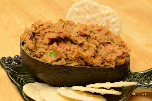 smoked salmon avacado dip n