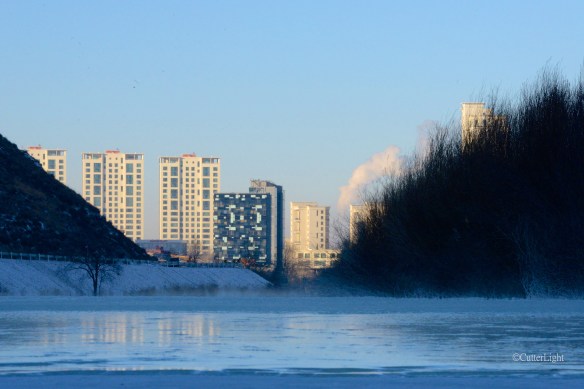Ulaanbaatar from frozen tuul n