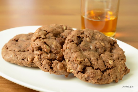 Double chocolate oatmeal cookies n