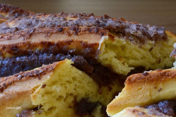 Adzuki bean twist bread n