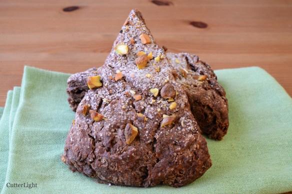 chocolate tangerine scones n