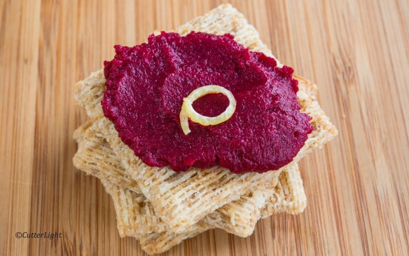 beet hummus n